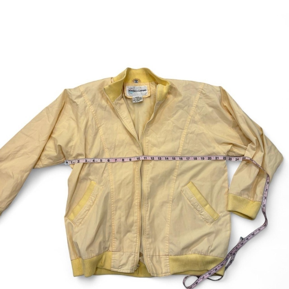 Vintage light Yellow Windbreaker Jacket